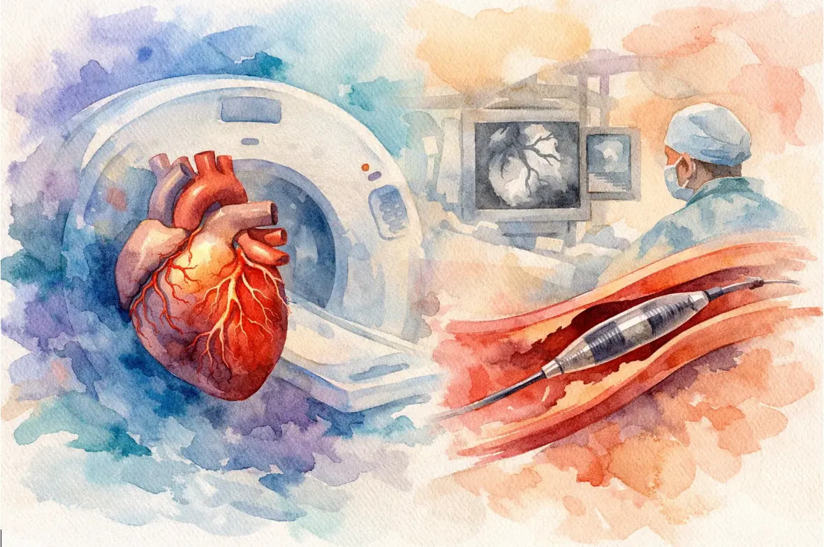 Angiotomografía coronaria versus cateterismo